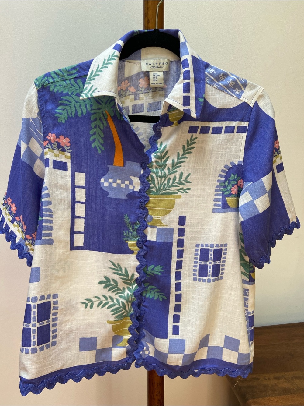 Calypso St. Barth Linen Shirt Resort Wear